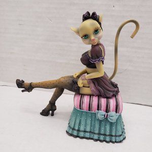 Daisy Doll Retro Alley Cat Feline Figurine Artisan Flair Margaret Le Van Art